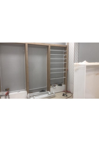 Dekorasyon Tel Pano Beyaz Renk 100x200 cm 3,60 mm Kalınlıkta Asma Tavan İçin