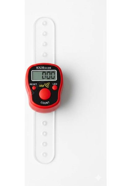 3 Adet Karışık Renk Sesli Işıklı Dijital Zikirmatik – Yüzük Tesbih Sayaç – 100’DE Alarm Özellikli modelleri