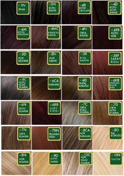 Saç Boyası 4N - Orta Kahve