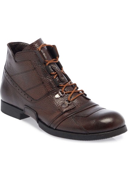 Kahve Hakiki Deri Erkek Casual Bot - E23K1BT56503-A42