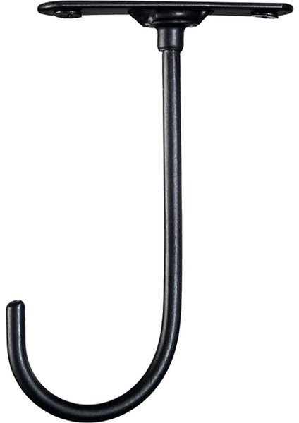 1pcs 360 Derece Dönen Anahtar Raf Dolap Muz Kancası Meyve Koruma Braketi Metal Demir Siyah Kupa Kupa Kanca (Yurt Dışından)