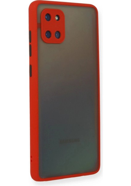 Samsung Galaxy A81 / Note 10 Lite Kılıf Montreal Silikon Kapak - Kırmızı fiyatları