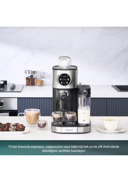 Coffebreak 5015H Süt Köpürtücülü Otomatik Espresso Makinesi indirimleri