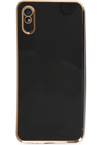 Xiaomi Redmi 9A Kılıf Volet Silikon - Siyah