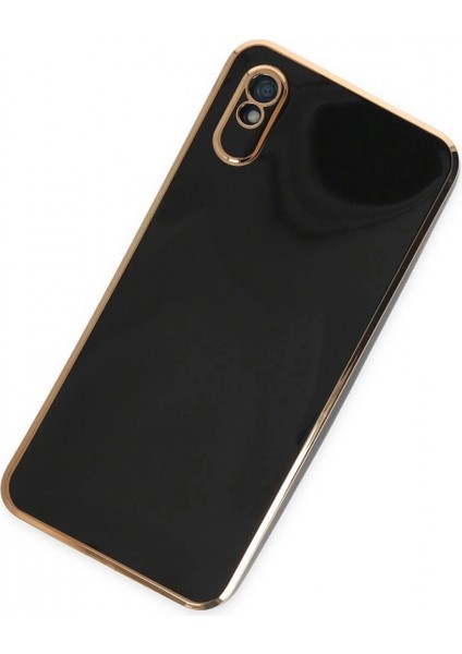 Xiaomi Redmi 9A Kılıf Volet Silikon - Siyah modelleri