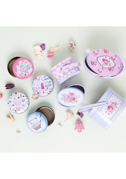 Loren Metal Saklama Kutusu - Pembe modelleri