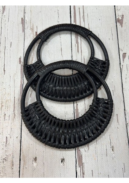 Gerçek Bambu Çanta Sapı Ay Model 1 Çift