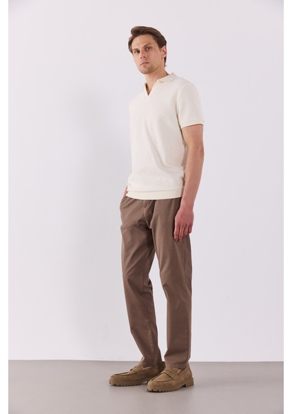 Robert Sülfür Gabardin Chino Pantolon-Taba fiyatları