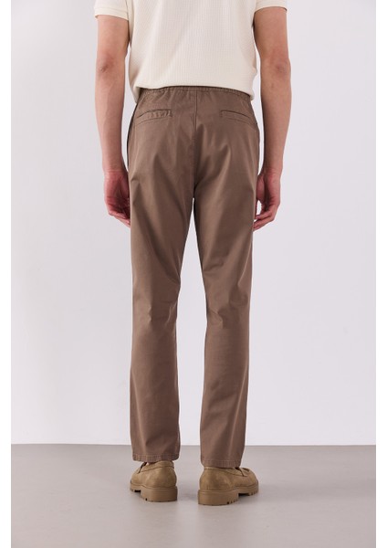 Robert Sülfür Gabardin Chino Pantolon-Taba modelleri