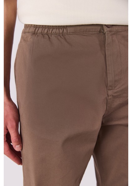 Robert Sülfür Gabardin Chino Pantolon-Taba fırsatları
