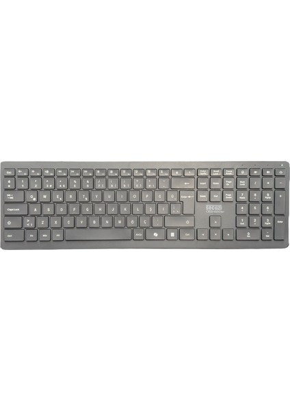 Kablosuz Bluetooth Türkçe Q Sessiz Ofis Klavyesi - Scissor Switch