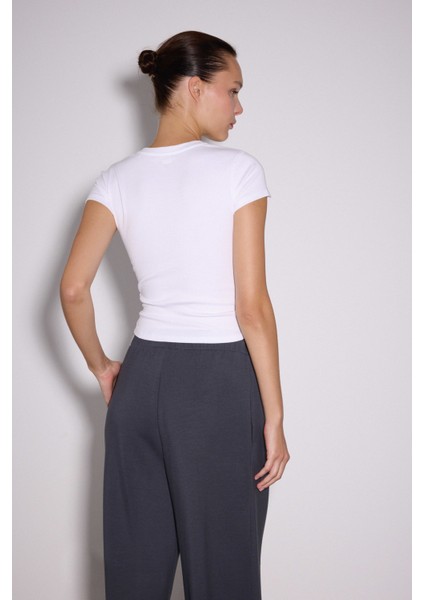 Bisiklet Yaka Kısa Kol Üst