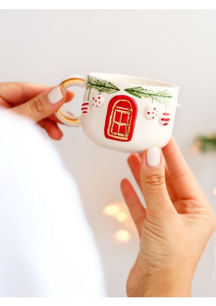 170 ml Noel Kapısı Yeniyıl Temalı Kupa fiyatları