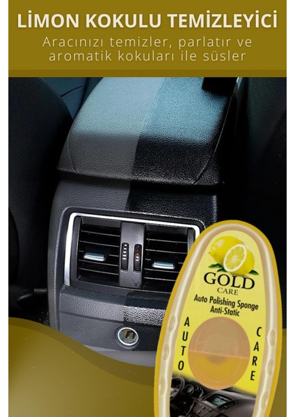 Limon Aromalı Oto Temizleme ve Parlatma Süngeri – Antistatik, Toz Tutmaz fiyatları