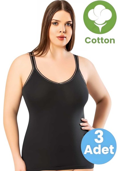 Kadın 3'lü Model Askılı Atlet fiyatları