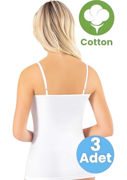 Kadın 3'lü Ip Askılı Dantelli Atlet fiyatları