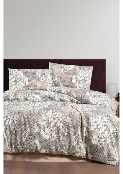 Rina 6 Parça Comforter Çeyiz Seti Kahve