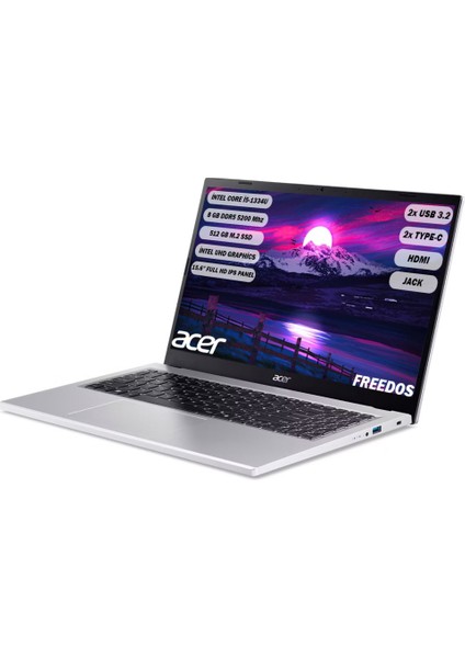 aspire AG15-71P Intel Core I5 1334U 8 GB 512 GB SSD 15,6'' Fhd IPS W11H NX.JDCEY.001ASW11H fiyatları