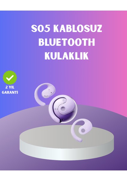 S05 Spor Kulaklığı – Kemik Iletimli, Kulak Kanalını Tıkamayan Yapı