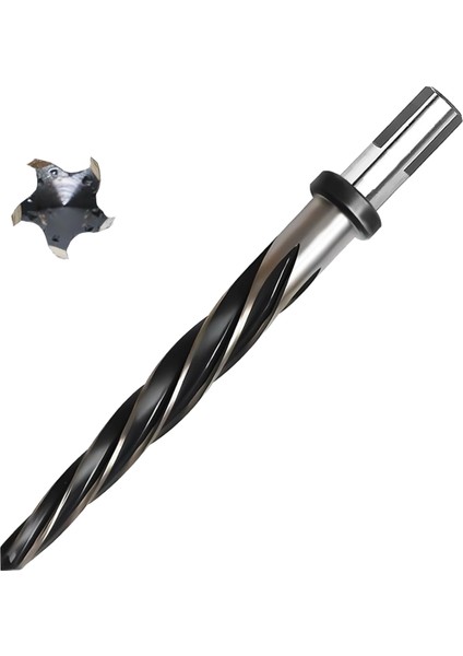 1/2in Köprü Inşaat Reamer Matkap Bit M2 Hss Çelik Alaşımlı Metal Ahşap Için Misafir Kesici Rayab 1/2in Slip Shank (Yurt Dışından)
