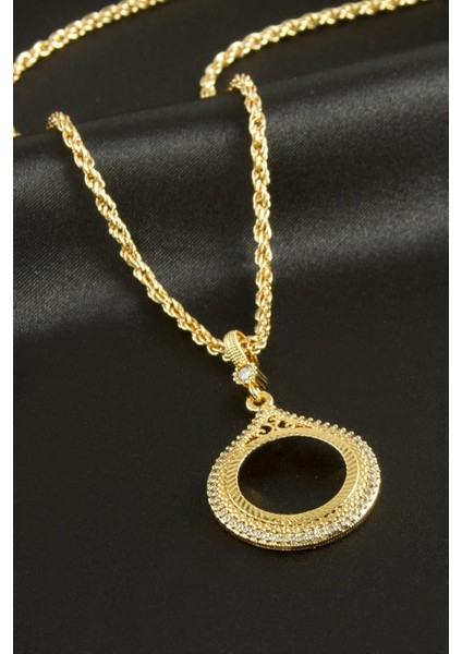 Çeyrek Altın Koyulabilir Zincir Kolye