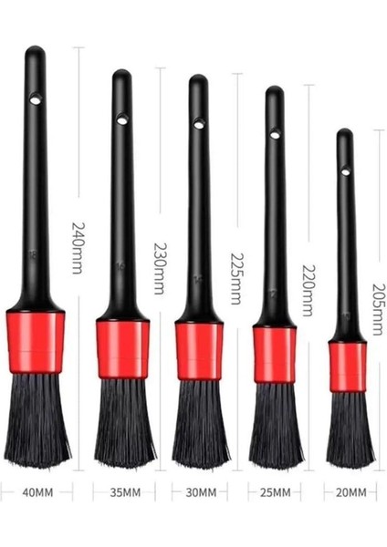 Oto Detay Temizlik Fırçası Seti 5 Parça fırsatları