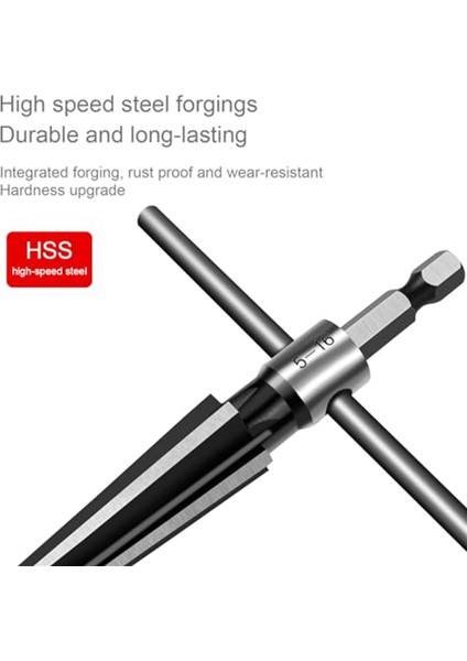 2 Parça El / Matkap Usu 2 Poortosetapered Reamer 6 Yuva Hex Reamer 5-16MM / 3-13MM Konik (Yurt Dışından) fırsatları