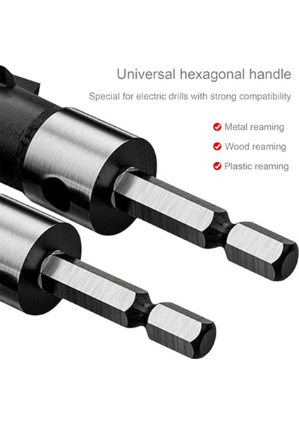 2 Parça El / Matkap Usu 2 Poortosetapered Reamer 6 Yuva Hex Reamer 5-16MM / 3-13MM Konik (Yurt Dışından) indirimleri