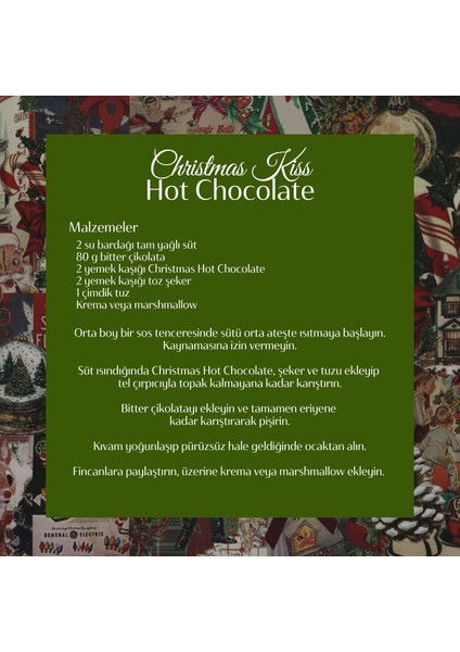 Christmas Kiss 2025 Hot Chocolate – Macadamia Aromalı Sıcak Çikolata, 50 G