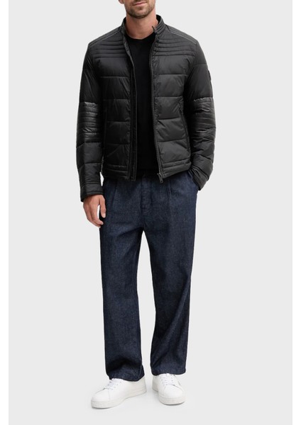 Kapitoneli Regular Fit Dik Yaka Fermuarlı Mont Erkek Mont 50543624 001 fiyatları