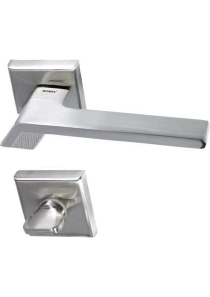 Nobel Çanakkale Inox Kare Rozetli Wc Kapı Kolu - 1 Set fiyatları