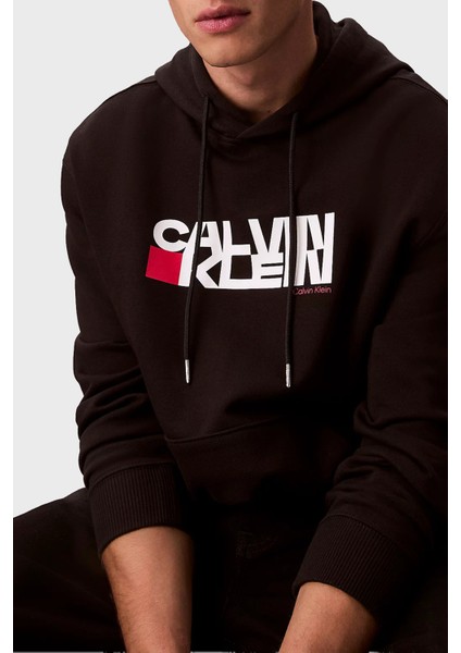 Pamuklu Regular Fit Kapüşonlu Logolu Sweat LV04RD258GUB1 Erkek Sweat LV04RD258G Ub1 fırsatları