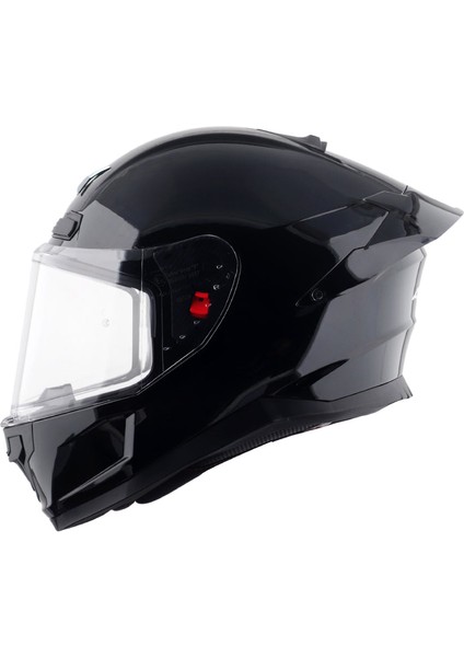 Saber Sc 2025 Üretim Parlak Siyah Full Face