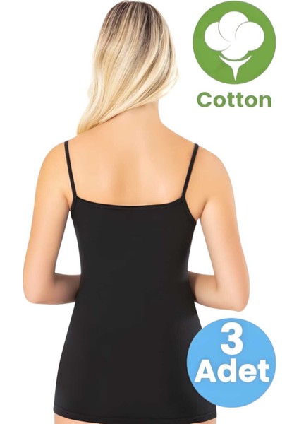 Kadın 3'lü Ip Askılı Yakası Dantelli Modelli Atlet fiyatları