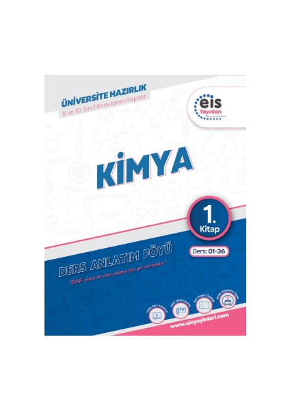 Yks Daf Kimya 1. Kitap Mavi Seri