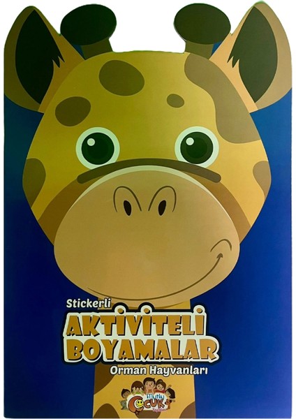 Stickerlı Aktivite ve Boyamalar Orman Hayvanları