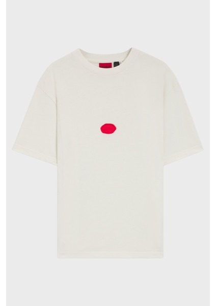 Logolu Pamuklu Relaxed Fit Bisiklet Yaka T Shirt Erkek T Shirt 50546716 102 indirimleri