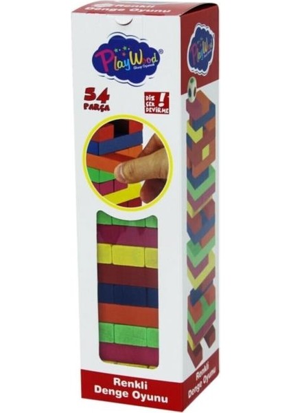 Playwood Ahşap Kutulu Denge Oyunu Renkli 310 fiyatları