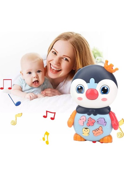 Penguen Eğitici Bebek Piyanosu - Pembe modelleri
