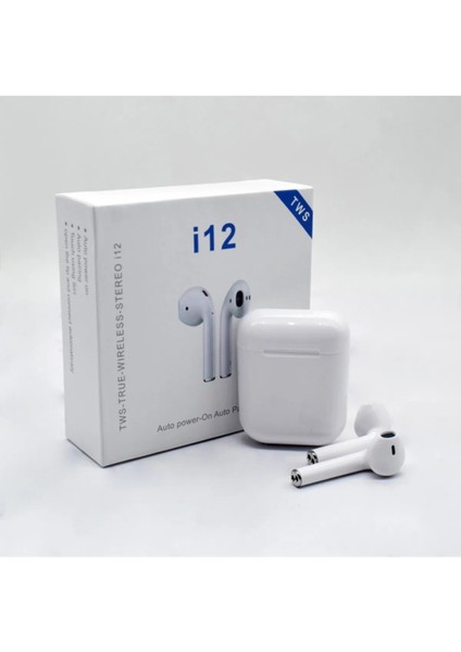 Wıreless-Stereo I12 Yeni Versiyon 5.0 Bluetooth Kulak Içi Kulaklık Ios-Androıd Uyumlu