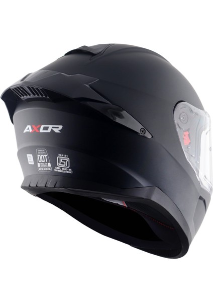 Saber Sc 2025 Üretim Mat Siyah Full Face