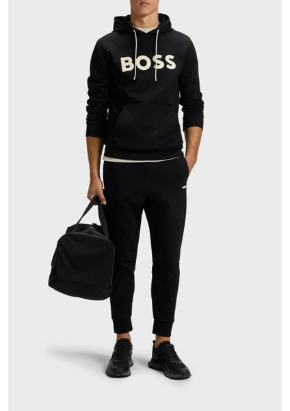 Pamuklu Regular Fit Kapüşonlu Logolu Sweat Erkek Sweat 50551457 002 fiyatları