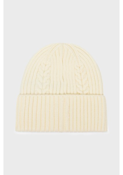 Knitted Logolu Örgülü Bere AW5381POL01 Bayan Bere AW5381 POL01 Whı fiyatları