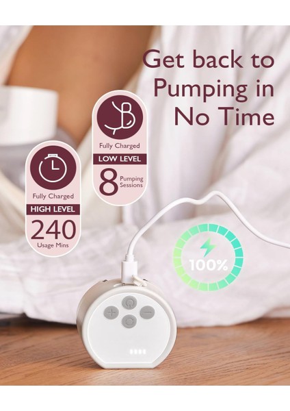 Momcozy S12 Pro Taşınabilir Göğüs Pompası, 3 Mod, 9 Seviye, Akıllı Ekran (Tekli) fırsatları