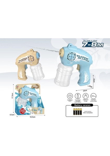 X3 Pilli Otomatik Su Tabancası