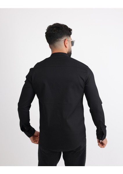 Likralı Gabardin Kot Casual Şık Erkek Gömlek indirimleri