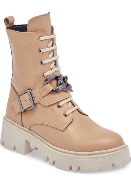 Nude Hakiki Deri Kadın Casual Bot - K23K1BT66868-Q9J
