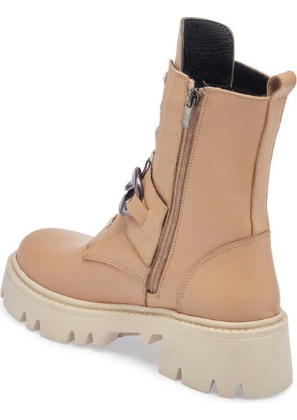 Nude Hakiki Deri Kadın Casual Bot - K23K1BT66868-Q9J