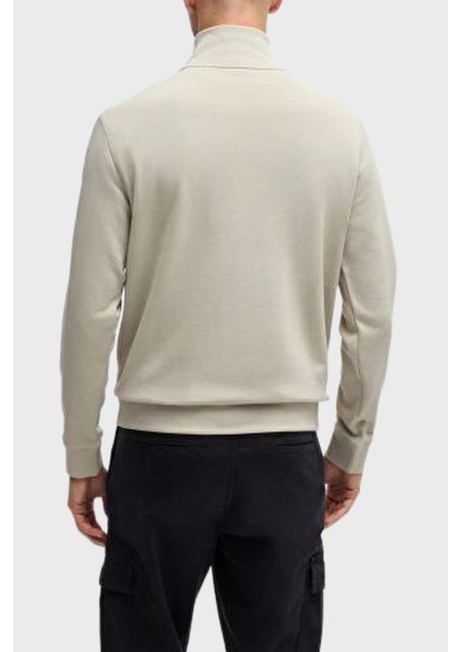 Pamuklu Regular Fit Yarım Fermuarlı Dik Yaka Sweat Erkek Sweat 50468926 271 modelleri