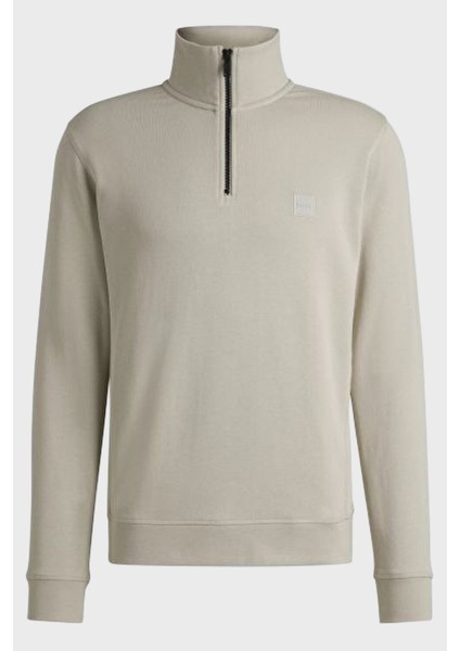 Pamuklu Regular Fit Yarım Fermuarlı Dik Yaka Sweat Erkek Sweat 50468926 271 indirimleri